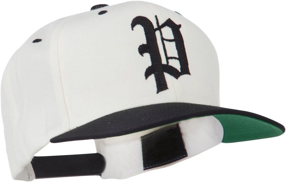 e4Hats.com Old English P Embroidered Flat Bill Cap - Image 6
