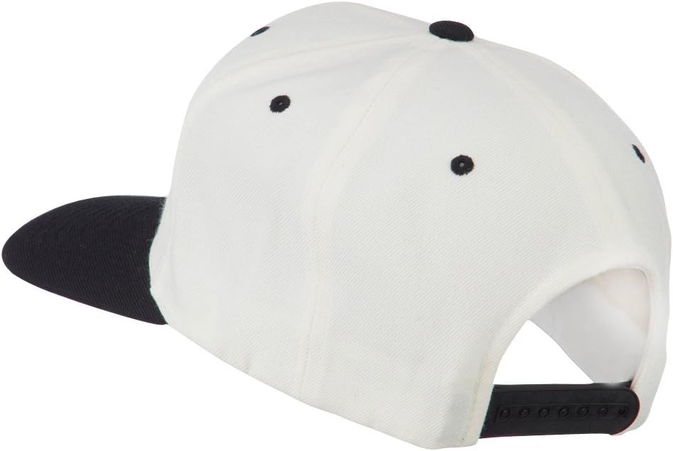 e4Hats.com Old English P Embroidered Flat Bill Cap - Image 4