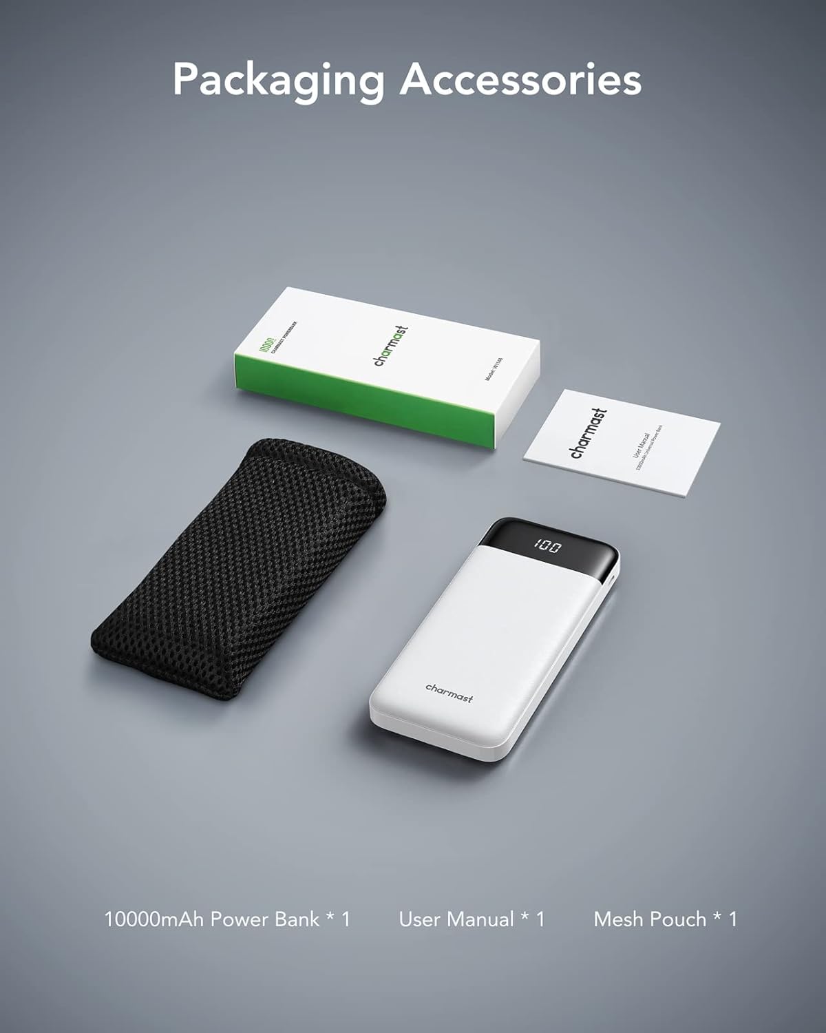Portable Charger with Built in Cables, Portable Charger with Cords Wires Slim 10000mAh Travel Battery Pack 6 Outputs 3 Inputs 3A Fast Charging Power Bank for Samsung Google Pixel LG Moto iPhone iPad - Image 10