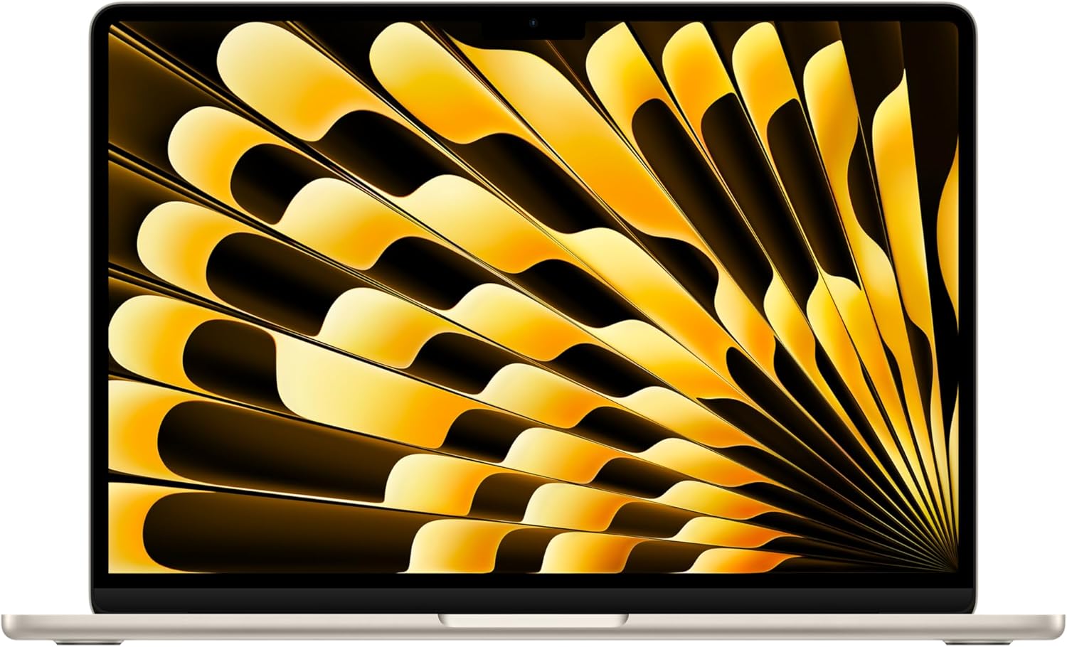 Apple 2024 MacBook Air 13-inch Laptop with M3 chip: Built for Apple Intelligence, 13.6-inch Liquid Retina Display, 16GB Unified Memory, 256GB SSD Storage, Backlit Keyboard, Touch ID; Starlight - Image 2