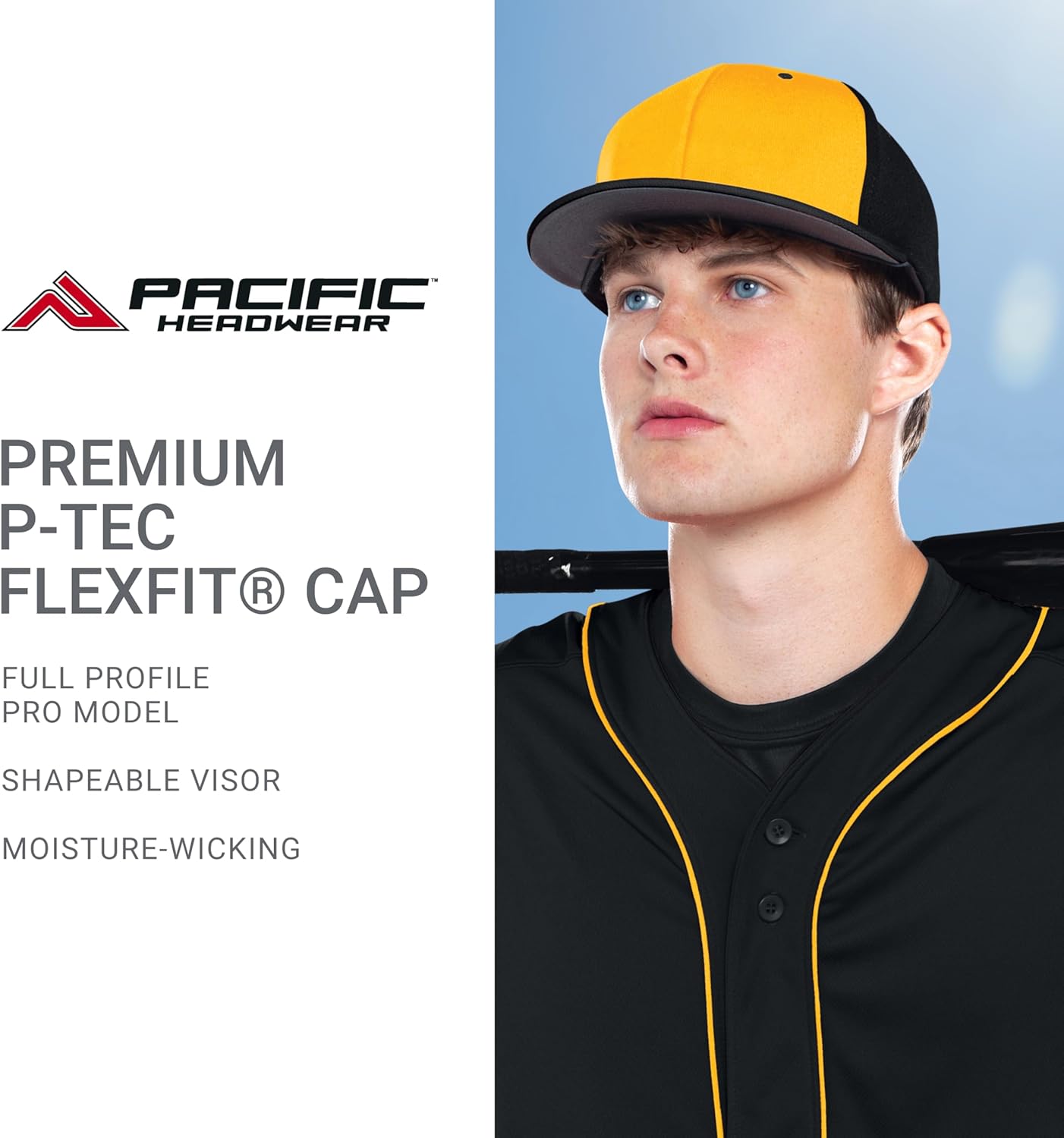 Pacific Headwear Premium P-tec Flexfit Cap - Image 7