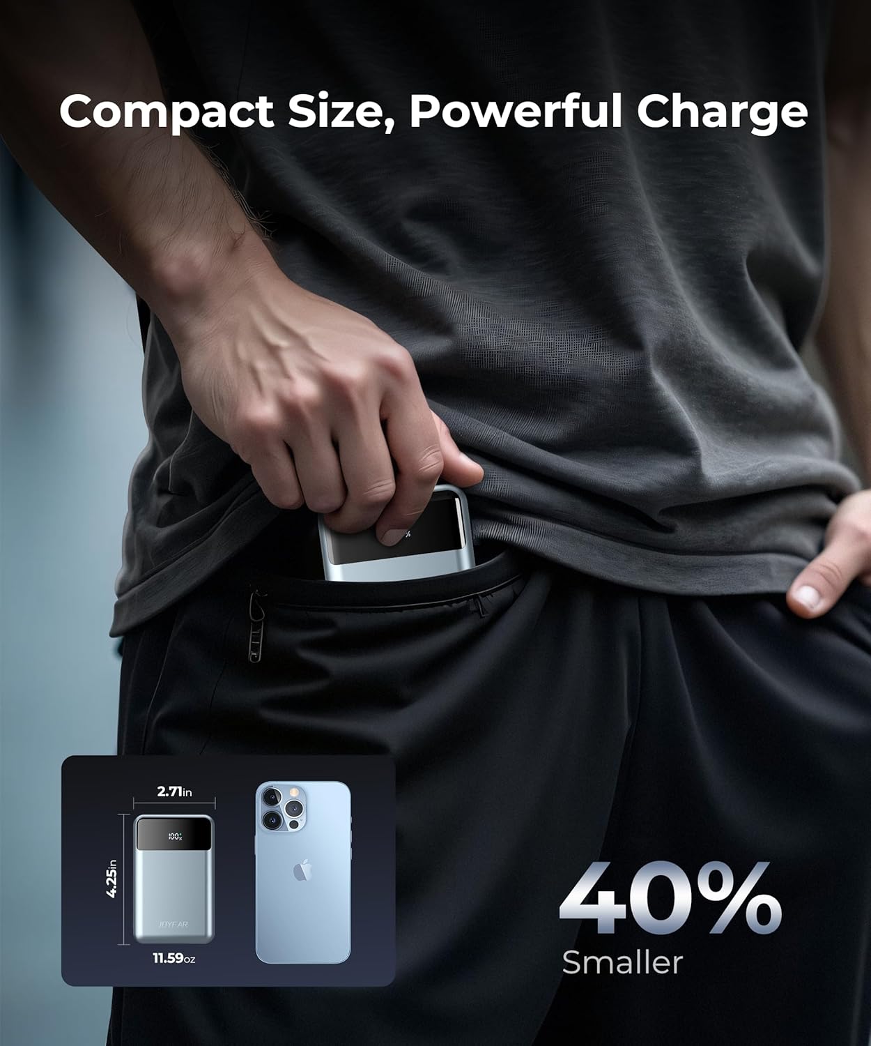 Portable-Charger-Power-Bank Travel Essentials Battery Pack USB C 30000mAh Built in Cable 22.5W Phone Fast Charging Powerbank Compatible with iPhone 16 15 14 13 12 11 iPad Samsung Google Xiaomi - Image 5