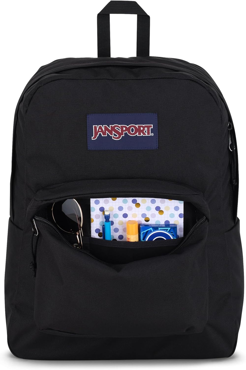 JanSport SuperBreak One Backpacks - Durable, Lightweight Bookbag with 1 Main Compartment, Front Utility Pocket with Built-in Organizer - Premium Backpack, Black - Image 13
